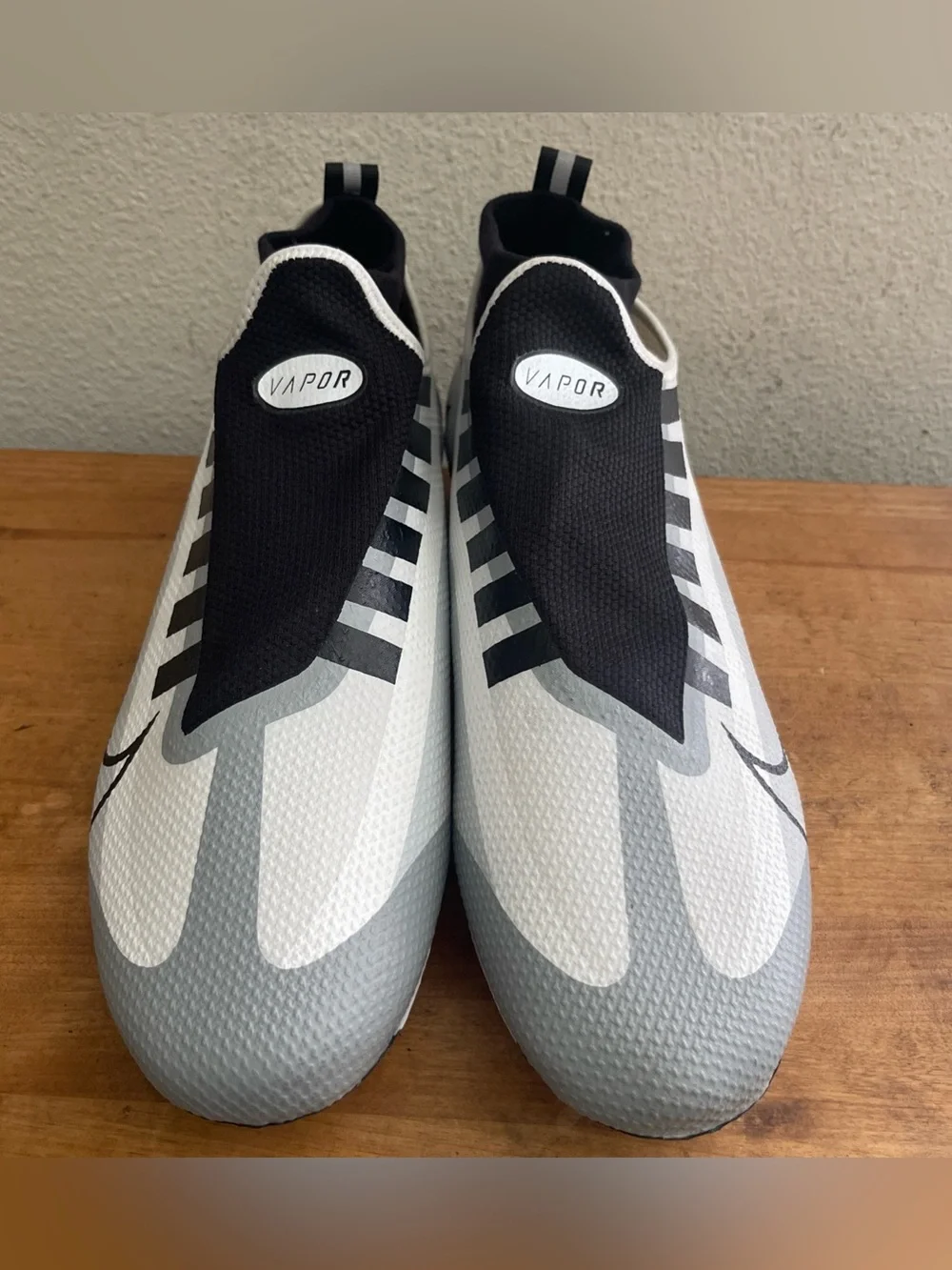 Nike Vapor Edge Pro 360 OBJ Lax Football Cleats Dq3670 100 Carbon Ghost Lace 14